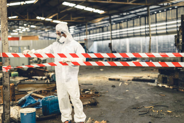 Professional Hoarding Cleanup technician working in Wildwood, FL